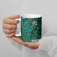 Aotearoa Iwi Ngai Tahu Ceramic Mug Maori Wharenui House Tribal Pattern LT9 - Polynesian Pride