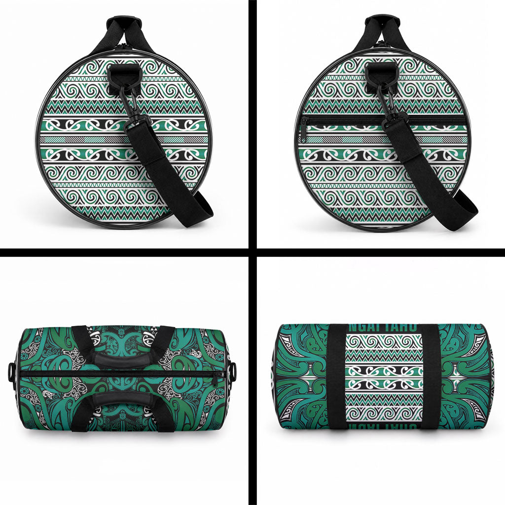 Aotearoa Iwi Ngai Tahu Duffle Bag Maori Wharenui House Tribal Pattern