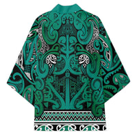 Aotearoa Iwi Ngai Tahu Kimono Maori Wharenui House Tribal Pattern LT9 - Polynesian Pride