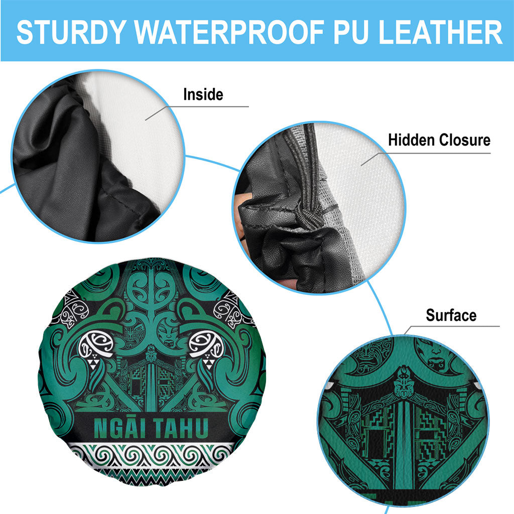 Aotearoa Iwi Ngai Tahu Spare Tire Cover Maori Wharenui House Tribal Pattern LT9 - Polynesian Pride