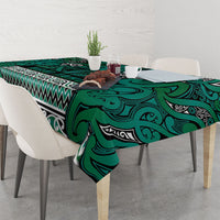 Aotearoa Iwi Ngai Tahu Tablecloth Maori Wharenui House Tribal Pattern LT9 - Polynesian Pride