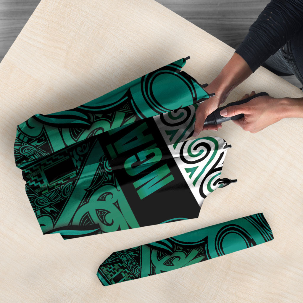 Aotearoa Iwi Ngai Tahu Umbrella Maori Wharenui House Tribal Pattern LT9 - Polynesian Pride