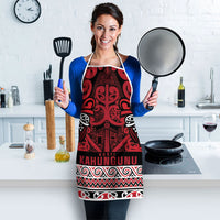 Aotearoa Iwi Ngati Kahungunu Apron Maori Wharenui House Tribal Pattern LT9 - Polynesian Pride