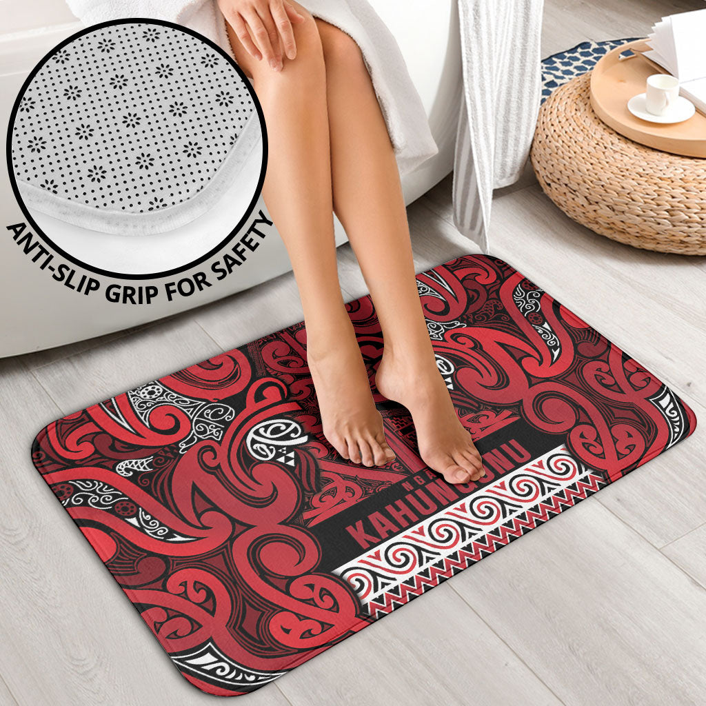 Aotearoa Iwi Ngati Kahungunu Bathroom Set Maori Wharenui House Tribal Pattern LT9 - Polynesian Pride