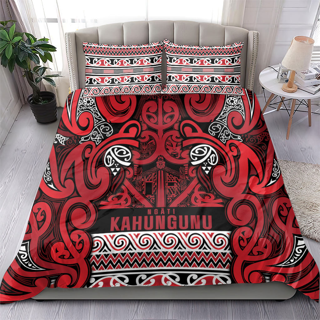 Aotearoa Iwi Ngati Kahungunu Bedding Set Maori Wharenui House Tribal Pattern LT9 - Polynesian Pride