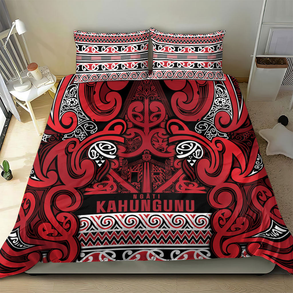 Aotearoa Iwi Ngati Kahungunu Bedding Set Maori Wharenui House Tribal Pattern LT9 - Polynesian Pride