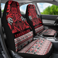 Aotearoa Iwi Ngati Kahungunu Car Seat Cover Maori Wharenui House Tribal Pattern LT9 - Polynesian Pride
