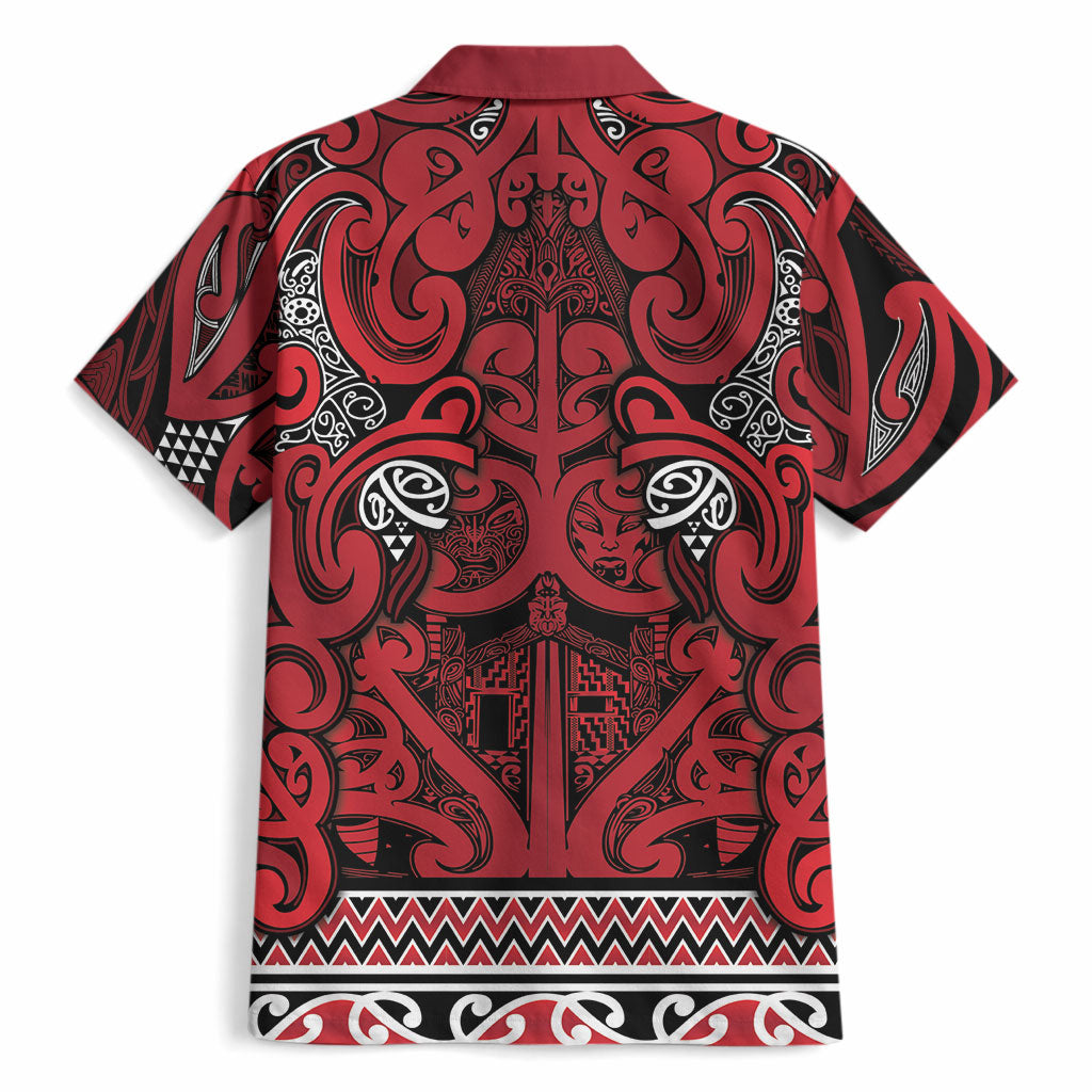 Aotearoa Iwi Ngati Kahungunu Hawaiian Shirt Maori Wharenui House Tribal Pattern LT9 - Polynesian Pride