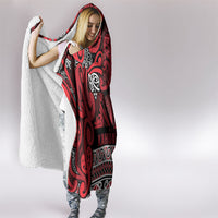 Aotearoa Iwi Ngati Kahungunu Hooded Blanket Maori Wharenui House Tribal Pattern LT9 - Polynesian Pride
