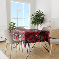 Aotearoa Iwi Ngati Kahungunu Tablecloth Maori Wharenui House Tribal Pattern LT9 - Polynesian Pride