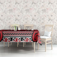 Aotearoa Iwi Ngati Kahungunu Tablecloth Maori Wharenui House Tribal Pattern LT9 - Polynesian Pride