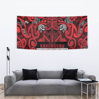 Aotearoa Iwi Ngati Kahungunu Tapestry Maori Wharenui House Tribal Pattern LT9 - Polynesian Pride