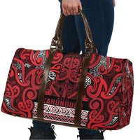Aotearoa Iwi Ngati Kahungunu Travel Bag Maori Wharenui House Tribal Pattern LT9 - Polynesian Pride