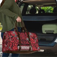 Aotearoa Iwi Ngati Kahungunu Travel Bag Maori Wharenui House Tribal Pattern LT9 - Polynesian Pride