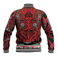 Aotearoa Iwi Tuhoe Baseball Jacket Maori Wharenui House Tribal Pattern LT9 - Polynesian Pride