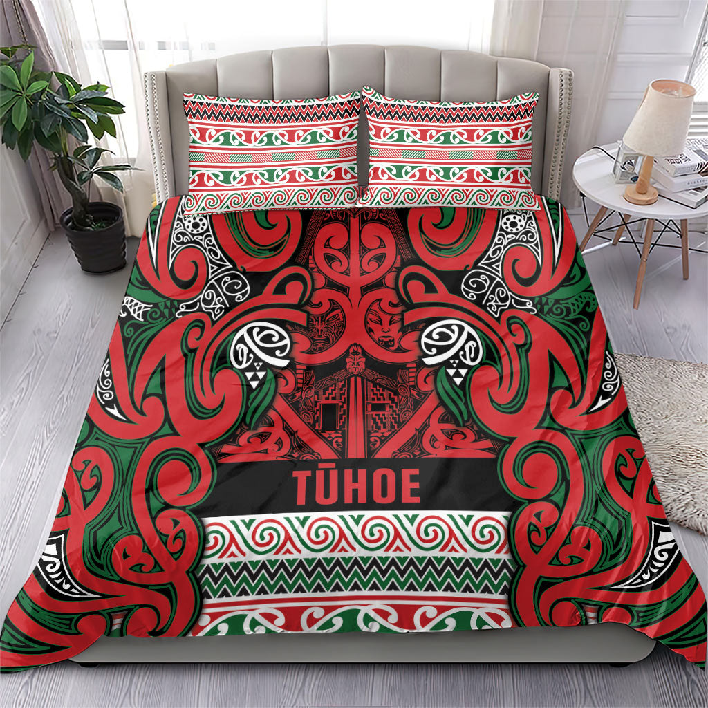 Aotearoa Iwi Tuhoe Bedding Set Maori Wharenui House Tribal Pattern LT9 - Polynesian Pride