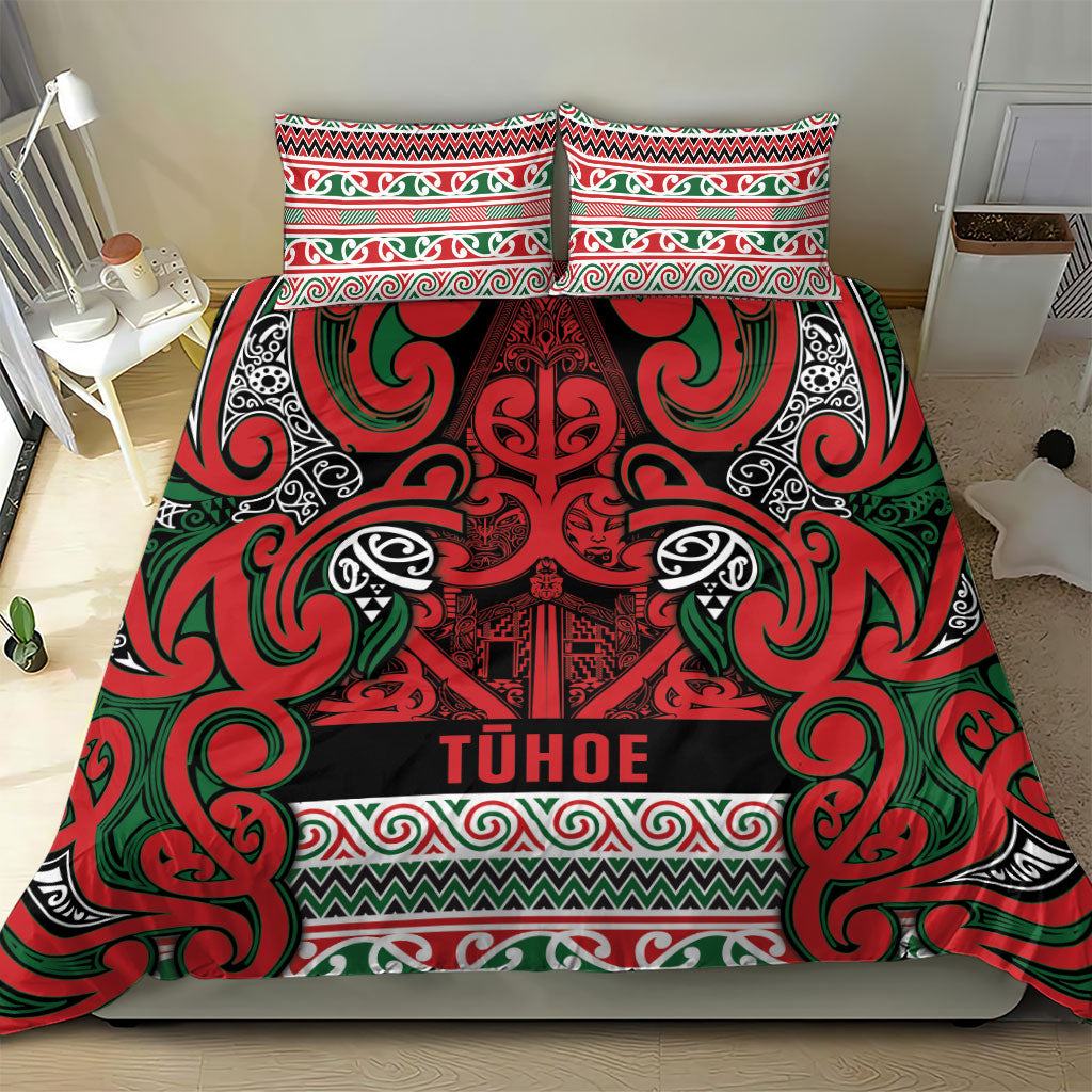Aotearoa Iwi Tuhoe Bedding Set Maori Wharenui House Tribal Pattern LT9 - Polynesian Pride