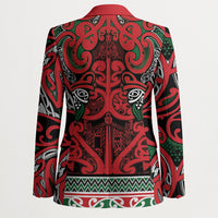 Aotearoa Iwi Tuhoe Blazer Maori Wharenui House Tribal Pattern LT9 - Polynesian Pride