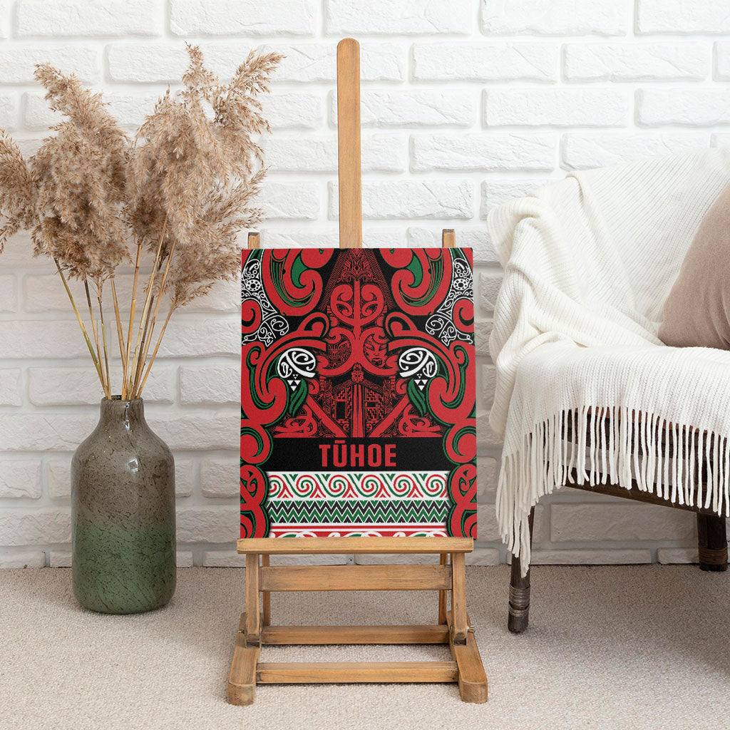 Aotearoa Iwi Tuhoe Canvas Wall Art Maori Wharenui House Tribal Pattern LT9 - Polynesian Pride