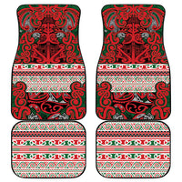 Aotearoa Iwi Tuhoe Car Mats Maori Wharenui House Tribal Pattern LT9 - Polynesian Pride