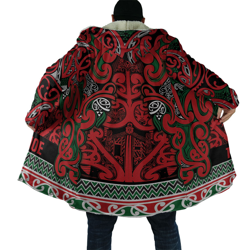 Aotearoa Iwi Tuhoe Cloak Maori Wharenui House Tribal Pattern LT9 - Polynesian Pride
