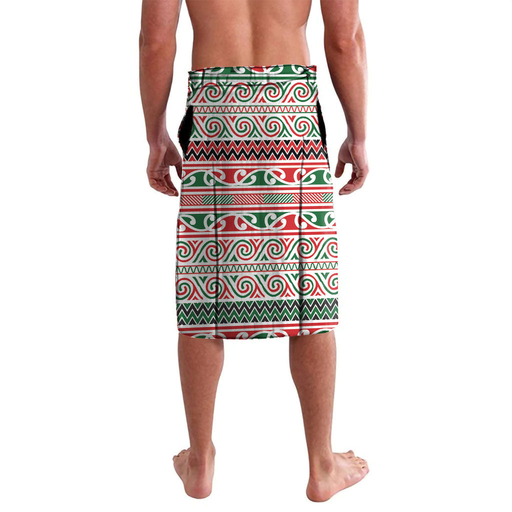 Aotearoa Iwi Tuhoe Lavalava Maori Wharenui House Tribal Pattern LT9 - Polynesian Pride