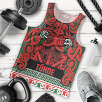 Aotearoa Iwi Tuhoe Men Tank Top Maori Wharenui House Tribal Pattern LT9 - Polynesian Pride