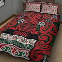 Aotearoa Iwi Tuhoe Quilt Bed Set Maori Wharenui House Tribal Pattern LT9 - Polynesian Pride