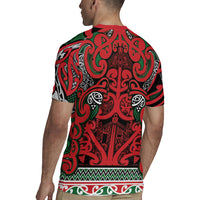 Aotearoa Iwi Tuhoe Rugby Jersey Maori Wharenui House Tribal Pattern LT9 - Polynesian Pride