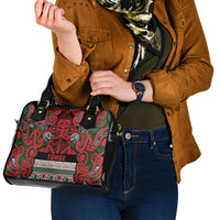 Aotearoa Iwi Tuhoe Shoulder Handbag Maori Wharenui House Tribal Pattern LT9 - Polynesian Pride