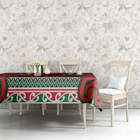 Aotearoa Iwi Tuhoe Tablecloth Maori Wharenui House Tribal Pattern LT9 - Polynesian Pride