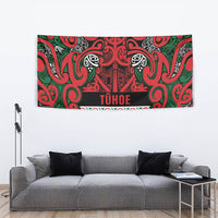 Aotearoa Iwi Tuhoe Tapestry Maori Wharenui House Tribal Pattern LT9 - Polynesian Pride