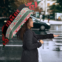 Aotearoa Iwi Tuhoe Umbrella Maori Wharenui House Tribal Pattern LT9 - Polynesian Pride