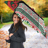 Aotearoa Iwi Tuhoe Umbrella Maori Wharenui House Tribal Pattern LT9 - Polynesian Pride