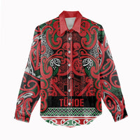 Aotearoa Iwi Tuhoe Women Casual Shirt Maori Wharenui House Tribal Pattern LT9 - Polynesian Pride