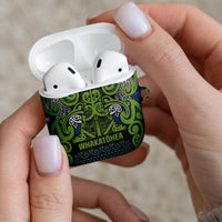 Aotearoa Iwi Whakatohea AirPods Case Maori Wharenui House Tribal Pattern LT9 - Polynesian Pride