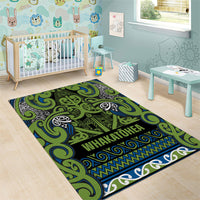 Aotearoa Iwi Whakatohea Area Rug Maori Wharenui House Tribal Pattern LT9 - Polynesian Pride
