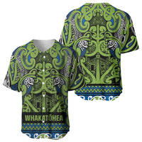 Aotearoa Iwi Whakatohea Baseball Jersey Maori Wharenui House Tribal Pattern LT9 - Polynesian Pride