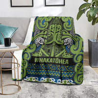 Aotearoa Iwi Whakatohea Blanket Maori Wharenui House Tribal Pattern LT9 - Polynesian Pride