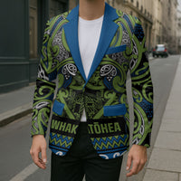 Aotearoa Iwi Whakatohea Blazer Maori Wharenui House Tribal Pattern LT9 - Polynesian Pride