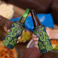 Aotearoa Iwi Whakatohea 4 in 1 Can Cooler Tumbler Maori Wharenui House Tribal Pattern LT9 - Polynesian Pride