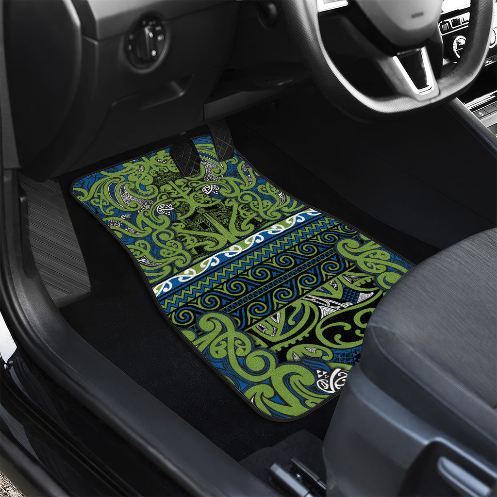 Aotearoa Iwi Whakatohea Car Mats Maori Wharenui House Tribal Pattern LT9 - Polynesian Pride