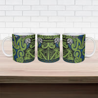 Aotearoa Iwi Whakatohea Ceramic Mug Maori Wharenui House Tribal Pattern LT9 - Polynesian Pride