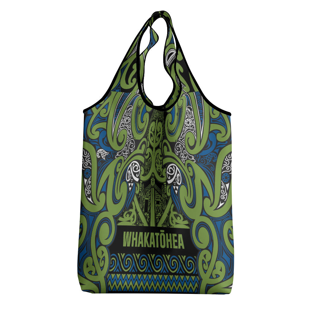 Aotearoa Iwi Whakatohea Grocery Bag Maori Wharenui House Tribal Pattern LT9 - Polynesian Pride