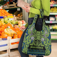 Aotearoa Iwi Whakatohea Grocery Bag Maori Wharenui House Tribal Pattern LT9 - Polynesian Pride
