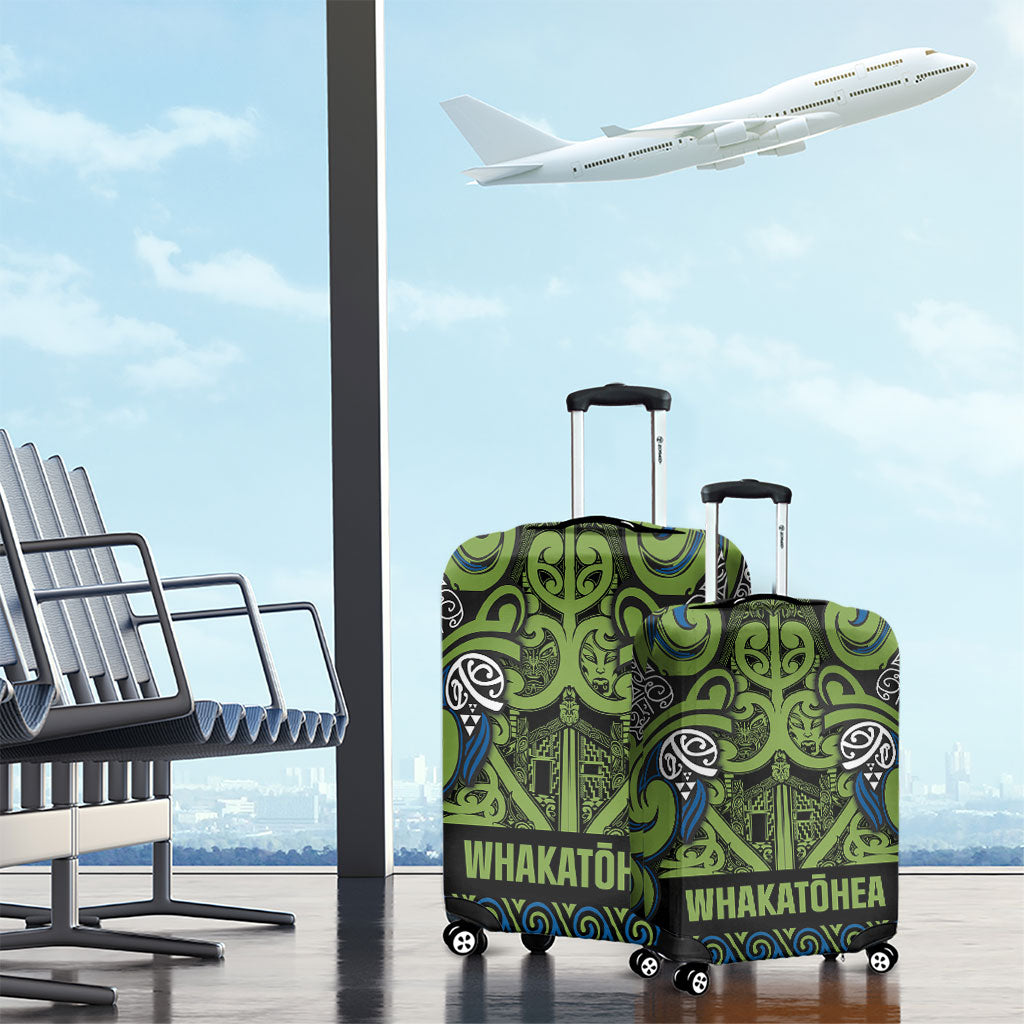 Aotearoa Iwi Whakatohea Luggage Cover Maori Wharenui House Tribal Pattern LT9 - Polynesian Pride