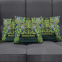 Aotearoa Iwi Whakatohea Pillow Cover Maori Wharenui House Tribal Pattern LT9 - Polynesian Pride