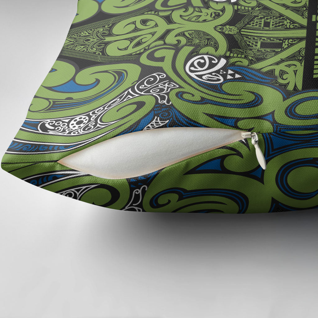 Aotearoa Iwi Whakatohea Pillow Cover Maori Wharenui House Tribal Pattern LT9 - Polynesian Pride