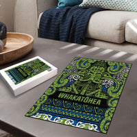 Aotearoa Iwi Whakatohea Puzzle Maori Wharenui House Tribal Pattern LT9 - Polynesian Pride