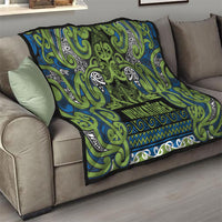 Aotearoa Iwi Whakatohea Quilt Maori Wharenui House Tribal Pattern LT9 - Polynesian Pride